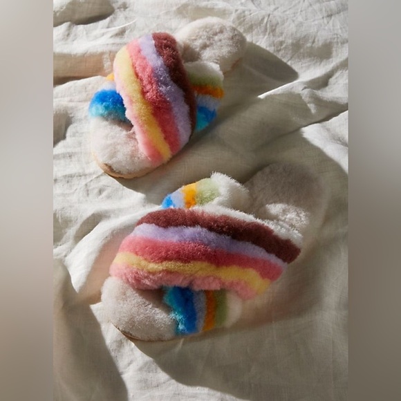 EMU Australia by Anthropologie Mayberry Rainbow Sheepskin Slipper in Multicolor - Picture 13 of 16